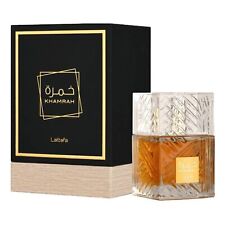 Lattafa Khamrah Perfume Eau de Parfum 100ml Luxo de Longa Duração Perfume Premium Presente comprar usado  Enviando para Brazil