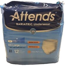 ATTENDS Bariatric Underwear Size XXL 12 Ct. Ultimate Absorbency for sale  Shipping to South Africa