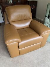 Tan leather chair. for sale  SHREWSBURY