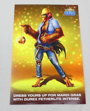 Used, Durex Promotional Postcard - Dress Yours Up For Mardi Gras for sale  Shipping to South Africa