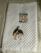 Embroidered waffle towel for sale  Clearwater