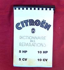 Citroen .12 dictionnaire d'occasion  Caderousse