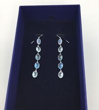 Brincos pendentes de cristal azul tons Swarovski Neva, usado comprar usado  Enviando para Brazil