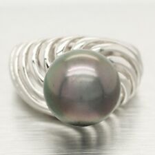tahitian black pearl ring for sale  USA