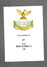 La Sonnambula Gran Teatro la Fenice Vincenzo Bellini +2 billetes ref E36 segunda mano  Embacar hacia Argentina