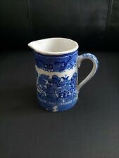Antique Wedgwood and co Blue and White " Old Willow" Pattern Jug for sale  SALISBURY