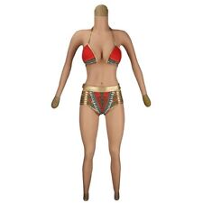 Body de silicone completo formas artificiais seios travesti drag queen cosplay comprar usado  Enviando para Brazil