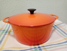 Creuset orange casserole for sale  Shipping to Ireland