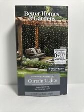 BRAND NEW LED Curtain Lights Wire, 240-Count 15-Strand Open box Patio Outdoor, used for sale  Shipping to South Africa