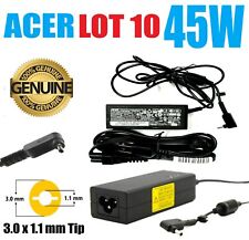 LOT OF 10 OEM Acer 45W 19V 2.37A Laptop AC Adapter Charger PA-1450-26 A13-045N2A for sale  Shipping to South Africa