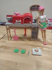 Barbie fabricante de pizza grelha forno de tijolos cozinha boneca móveis restaurante boneca/E comprar usado  Enviando para Brazil