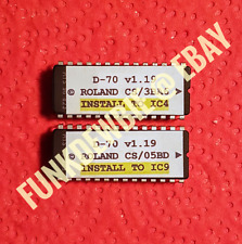 Roland D-70 OS 1.19 EPROM Firmware Upgrade SET / New ROM Final Update Chips D70, used for sale  Canada