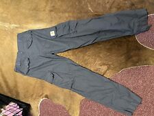 carhartt grey cargo trousers 31 34 for sale  COVENTRY