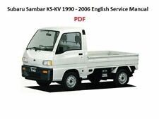 Subaru Sambar KS-KV 1990 - 2006 Manual de serviço em inglês comprar usado  Enviando para Brazil