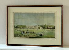 Framed coloured lithograph for sale  LONDON