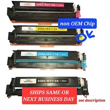 4 cores NÃO CHIP OEM W2110A para toner HP 206A colorido LaserJet Pro M283fdw M283cdw comprar usado  Enviando para Brazil