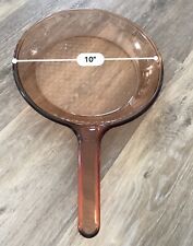 Usado, Frigideira Corning Ware VISION vidro marrom âmbar fundo waffle 10” EUA comprar usado  Enviando para Brazil