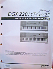 Teclado Yamaha DGX-220 YPG-225 original diagrama geral esquemas comprar usado  Enviando para Brazil