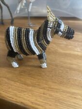 Wire beaded zebra for sale  Shipping to Ireland