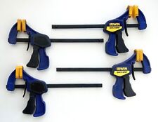 Used, Irwin Tools 5464 6" Quick-Grip One-Handed Mini Bar Clamp, 4 Pack for sale  Shipping to South Africa