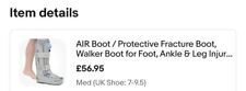 Air boots medical for sale  CLACTON-ON-SEA