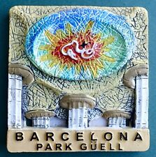 Ímã de geladeira lembrança Barcelona Park Guell Antoni Gaudí Espanha comprar usado  Enviando para Brazil