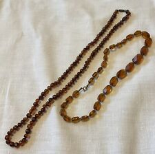 Necklaces possibly amber for sale  NORTHWICH