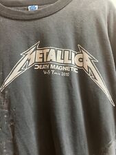 Camiseta Vintage Metallica 2010 Death Magnetic World Tour Guadalajara, Monterrey GG comprar usado  Enviando para Brazil