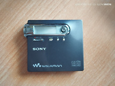 Sony Walkman Net MD Reproductor de Mini Disco Portátil MZ- N10 Gris Trabajo Prueba, usado segunda mano  Embacar hacia Mexico