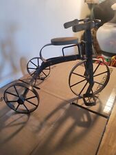 Decoração de triciclo pequena de metal e madeira ou brinquedo de boneca vintage rústico comprar usado  Enviando para Brazil