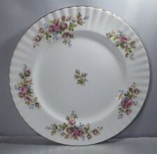 VINTAGE ROYAL ALBERT MOSS ROSE DINNER PLATE  26.5 CM WIDE PINK ROSES  for sale  Shipping to South Africa