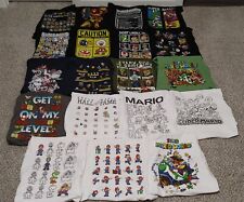 19 camisetas masculinas médias 100% algodão premium personagem Nintendo Super Mario Bros comprar usado  Enviando para Brazil