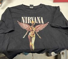 Camiseta Vintage Nirvana In Utero Preta GG comprar usado  Enviando para Brazil