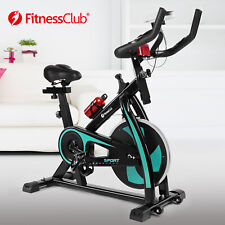 Used, Green Exercise Bike Home Gym Bicycle Cycling Cardio Fitness Training Indoor for sale  UK