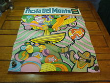 Pôster vintage 1969 FIESTA DEL MONTE, um pouco hippie, divertido e legal #7, usado comprar usado  Enviando para Brazil