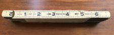 Régua de madeira vintage REVERE nº. 26 dobráveis feitos nos EUA 6 pés - 72 "branco comprar usado  Enviando para Brazil