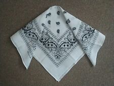 Bandana white black for sale  GOOLE