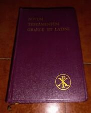 Novum testamentum graece usato  Italia