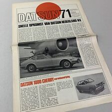 Datsun newspaper brochure d'occasion  Saint-Genis-de-Saintonge