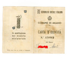 Rsi carta identità usato  Milano