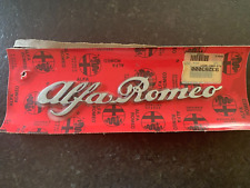 Alfa romeo chrome for sale  Seekonk