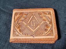Masonic tooled stitched for sale  Chino Valley