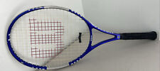 Raqueta de tenis Wilson Cushion Pro H26 azul 4 lo azul y blanco marco volcánico , usado segunda mano  Embacar hacia Argentina