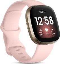 Smartwatch Fitbit Sense - FB512GLWT com pulseira rosa (L e S), usado comprar usado  Enviando para Brazil