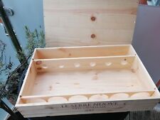 Wooden wine box for sale  LONDON