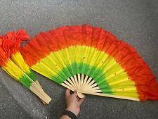 Silk folding fan for sale  BARKING