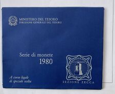 ITALIA REPUBBLICA 1980 DIVISIONALE SERIE ZECCA FDC usato  Cassano Magnago