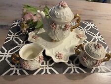 Porcelain white teapot for sale  Broken Arrow