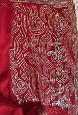 Ladies red sari for sale  DUNSTABLE