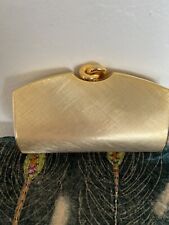 RODO Itália Bolsa de Noite Ouro Escovado Clutch Vintage Anos 90’ comprar usado  Enviando para Brazil